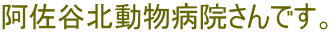 阿佐谷北動物病院さんです。
